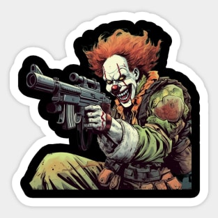 Are you afraid of clowns? Sticker